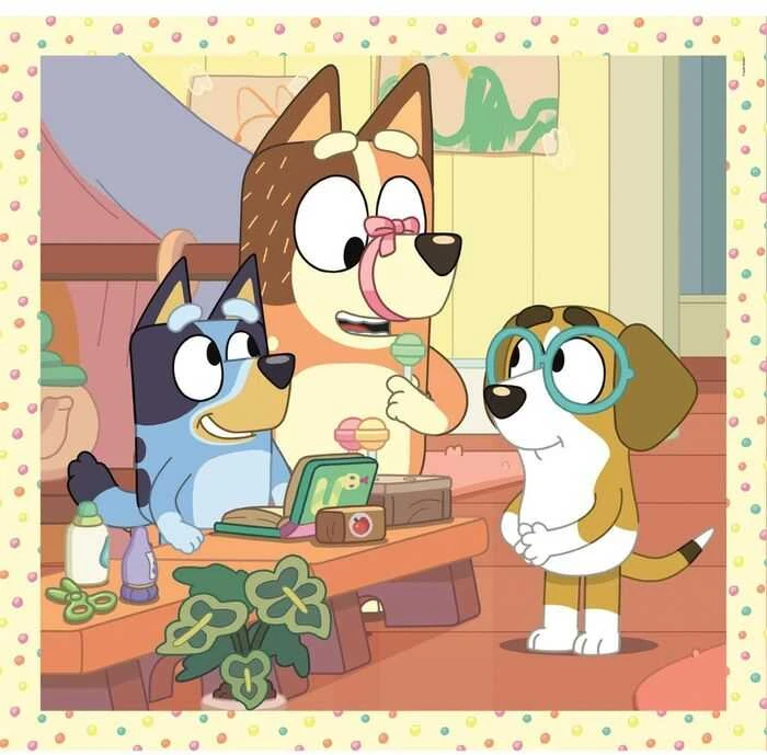 Clementoni Dėlionė 3x48 vnt. - Bluey