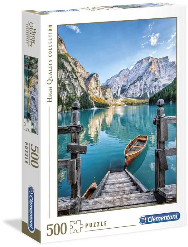 Clementoni Dėlionė 500 vnt. - Braies ežeras
