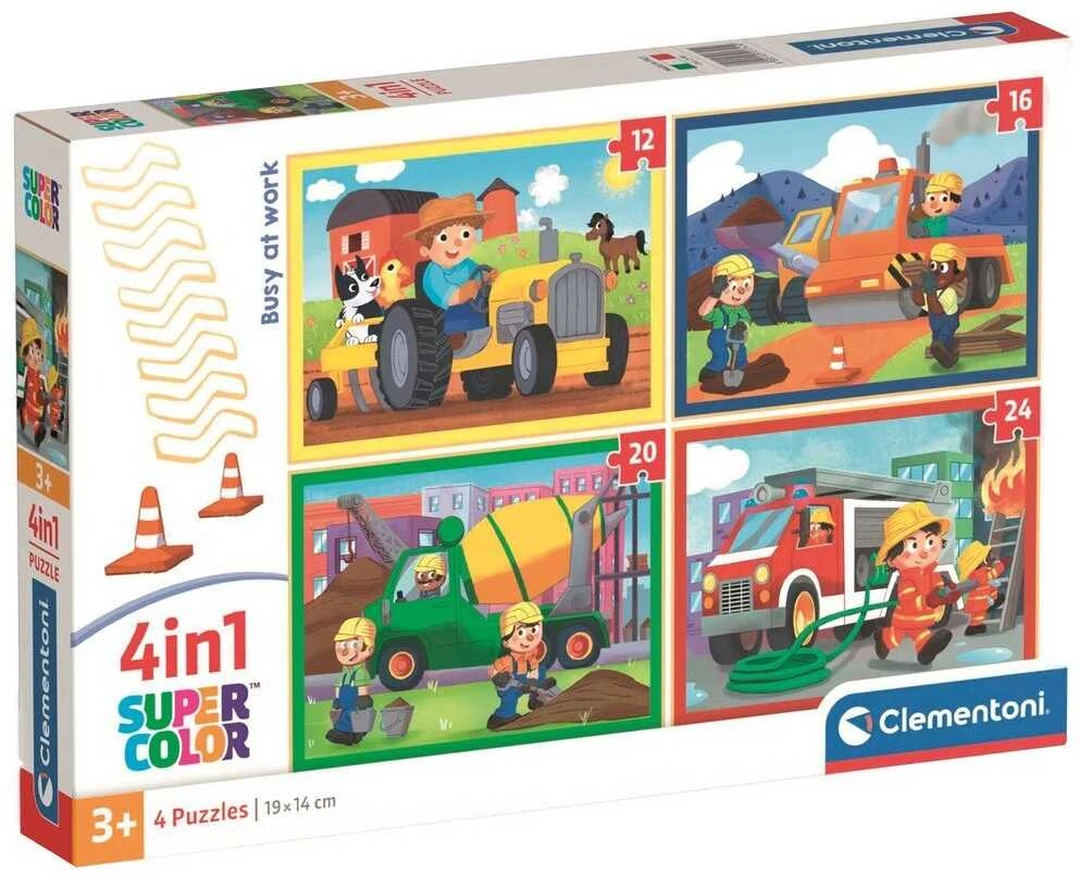 Clementoni Dėlionė 72 vnt. - Darbininkai