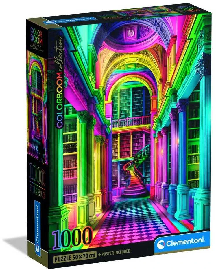 Clementoni Dėlionė 1000 vnt. - Biblioteka