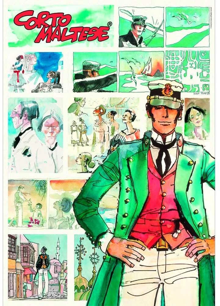 Clementoni Dėlionė 1000 vnt. - Corto Maltese