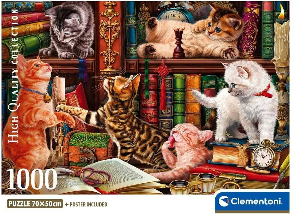 Clementoni Dėlionė 1000 vnt. - Kačiukai