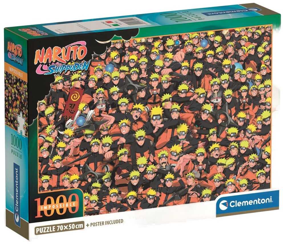 Clementoni Dėlionė 1000 vnt. - Naruto Shippuden