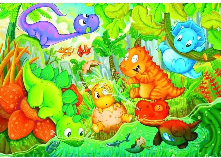 Clementoni Dėlionė 24 vnt. - Dinozaurai