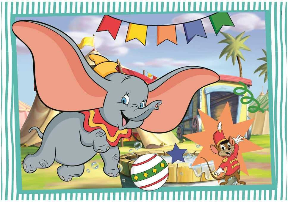 Clementoni Dėlionė 2x20 vnt. - Disney personažai