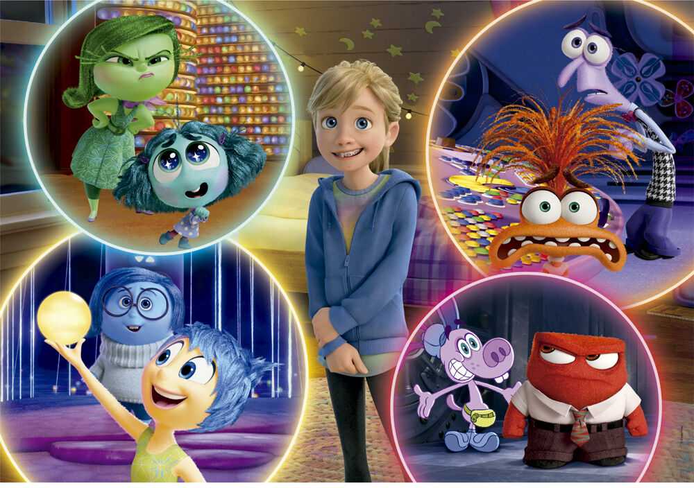 Clementoni Dėlionė 104 vnt. - Inside Out 2 aprašymas - Prekės nuotrauka