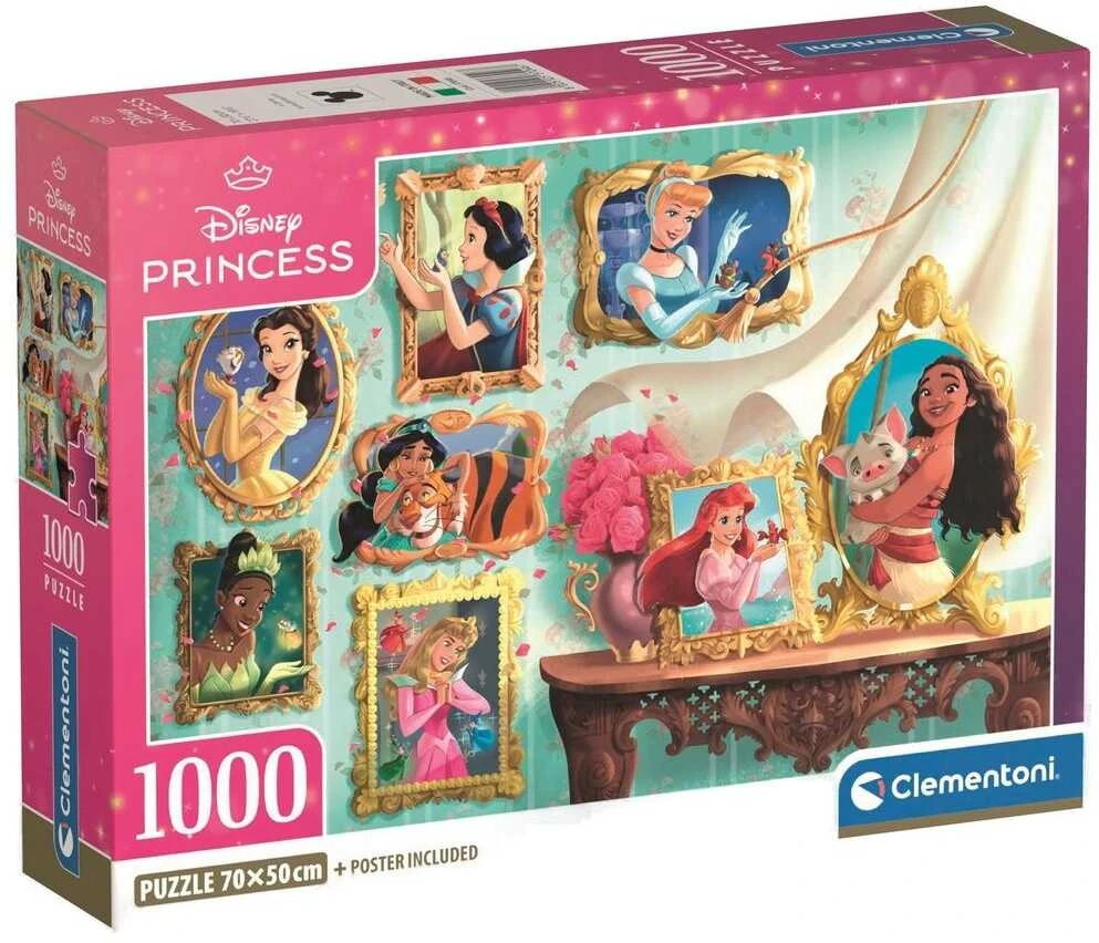Clementoni Dėlionė 1000 vnt. - Disney princesės