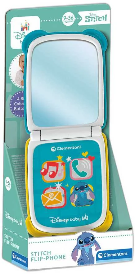 Clementoni Toys CLE BABY DISNEY telefonas Stitch 17519