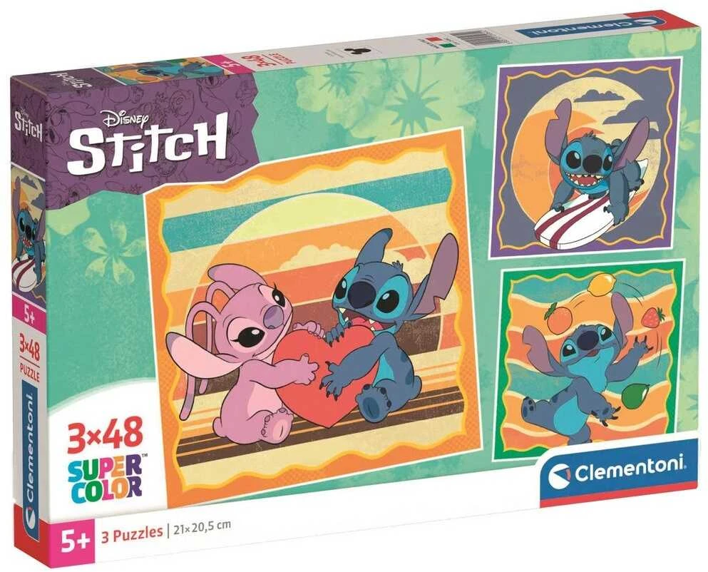 Clementoni Dėlionė 3x48 vnt. - Stičas
