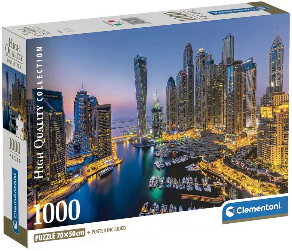 Clementoni Dėlionė 1000 vnt. - Dubajus