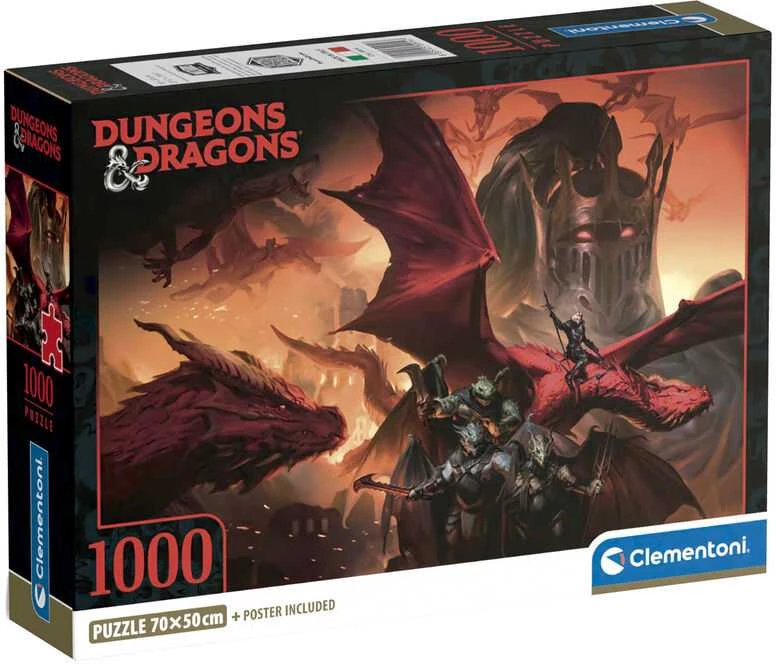Clementoni Dėlionė 1000 vnt. - Dungeons&Dragons