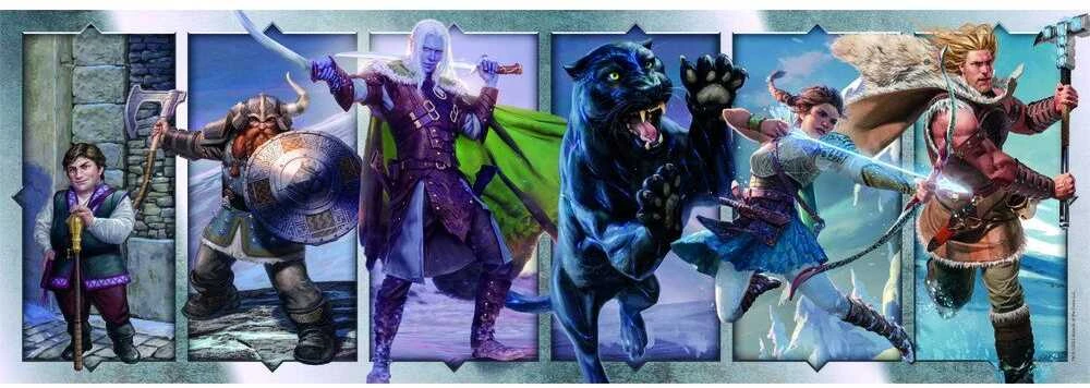 Clementoni Dėlionė 1000 vnt. - Dungeons & Dragons