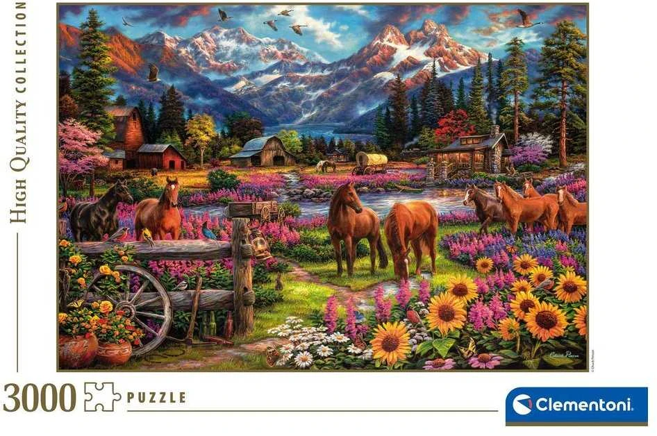 Dėlionė Clementoni Puzzle 3000EL CLM FREE TO ROAM PUD