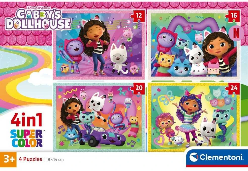 Clementoni Dėlionė 72 vnt. - Gabby's Dollhouse
