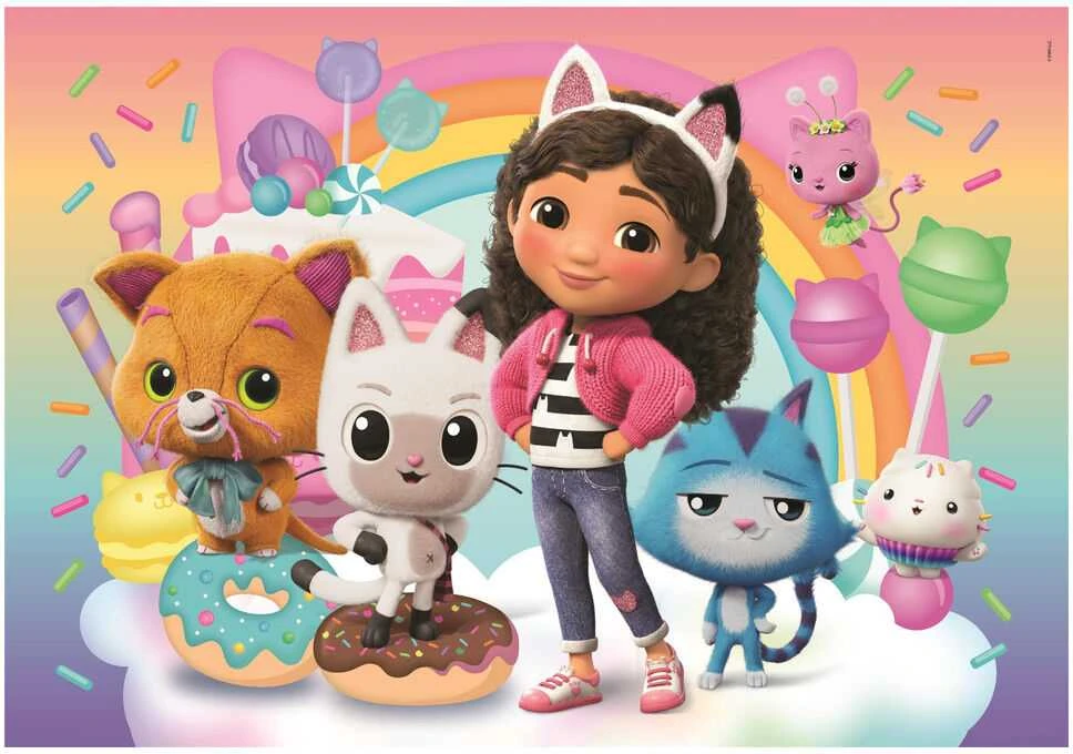 Clementoni Dėlionė 2x20 vnt. - Gabby's Dollhouse