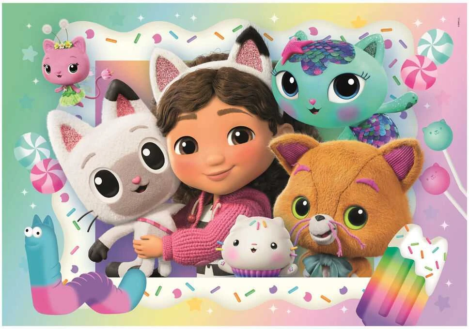 Clementoni Dėlionė 2x20 vnt. - Gabby's Dollhouse