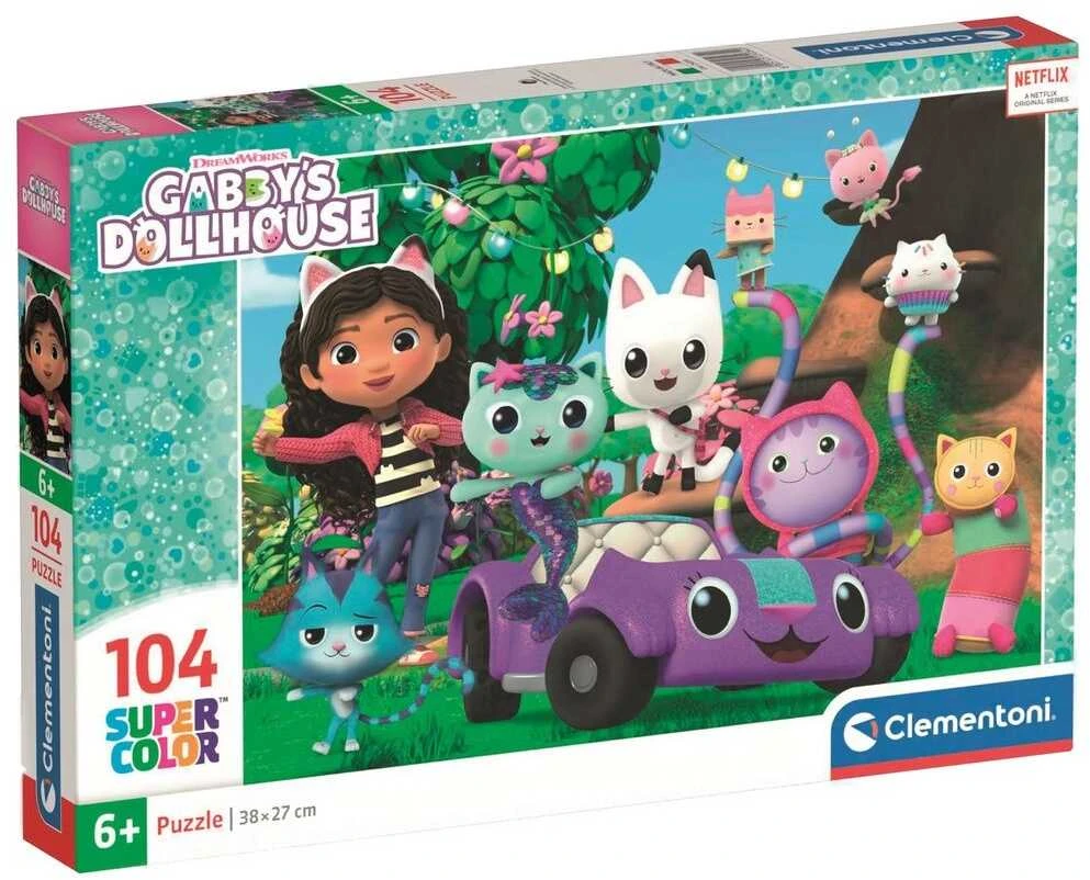Clementoni Dėlionė 104 vnt. - Gabbys Dollhouse