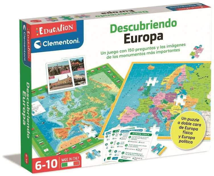 Clementoni Geo Map Discover Europe in Spanish
