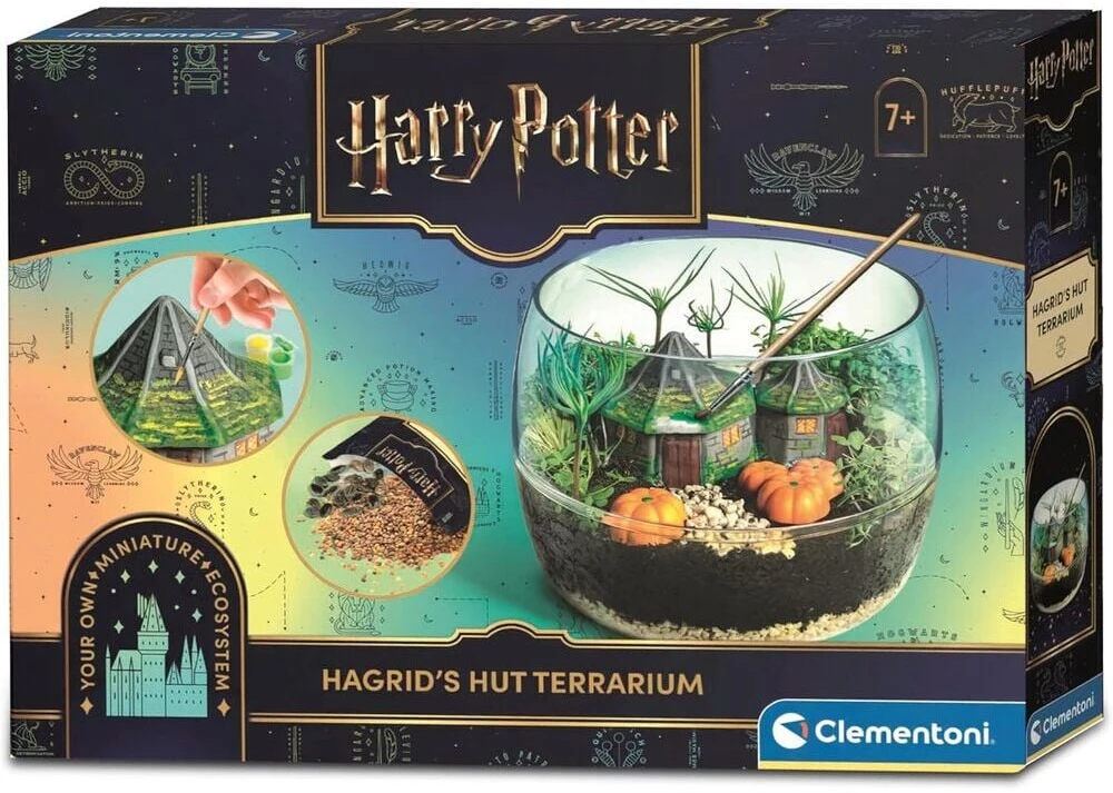 Clementoni Kūrybos rinkinys Harry Potter Hagrids Hut Terrarium