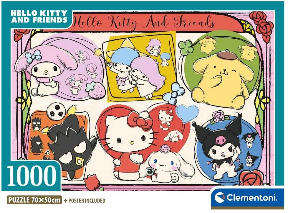 Clementoni Dėlionė 1000 vnt. - Hello Kitty