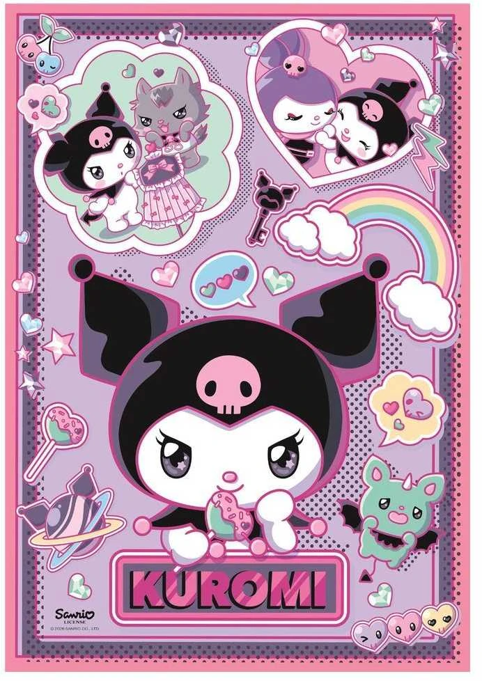 Dėlionė Clementoni CLE puzzle 1000 Kuromi Compact Box 37120