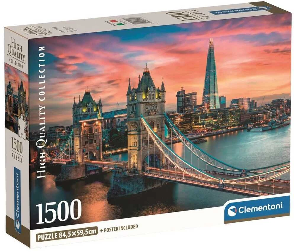 Clementoni Dėlionė 1500 vnt. - Londono sutemos