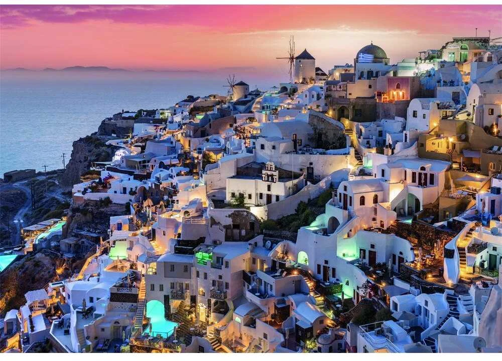 Clementoni Dėlionė 1000 vnt. - Santorini