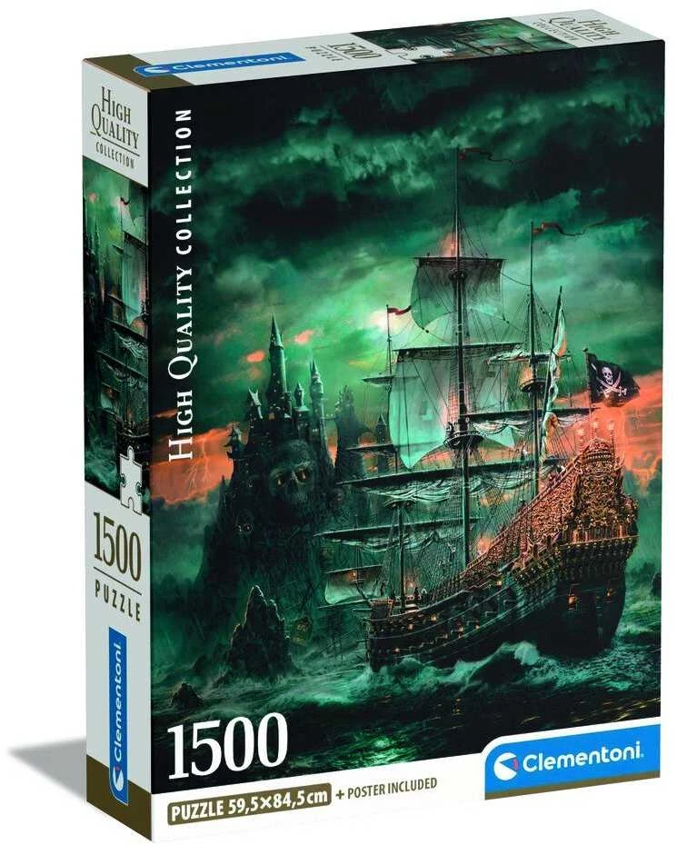 Clementoni Dėlionė 1500 vnt. - Piratų laivas