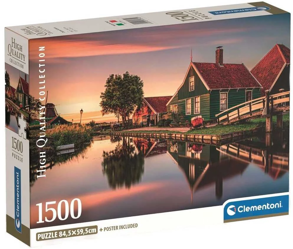 Clementoni Dėlionė 1500 vnt. - Zaanse Schans