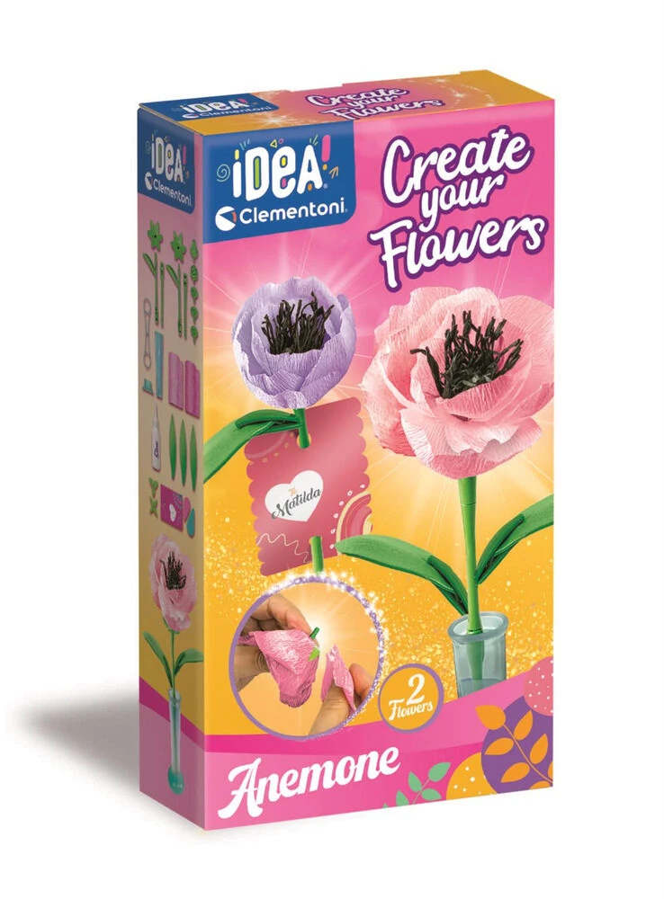 Clementoni Toys CLE IDEA mini gėlių fabrikas Anemone 18346