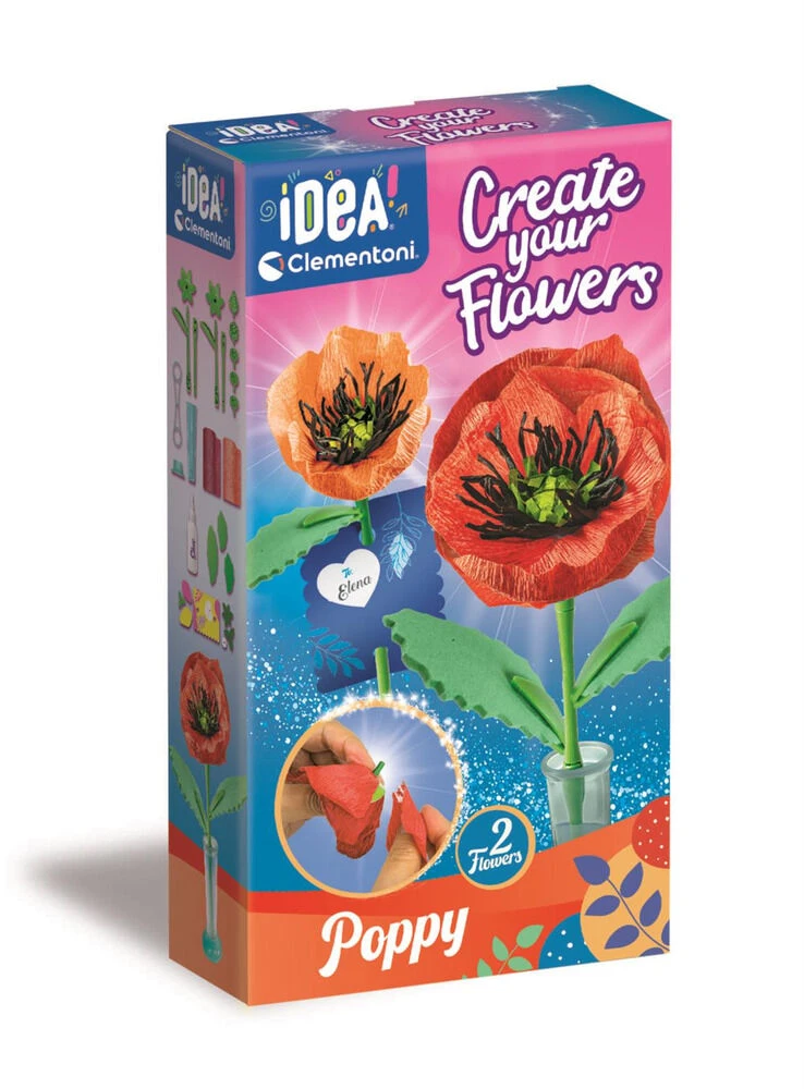 Clementoni Toys CLE IDEA mini gėlių fabrikėlis Aguona 18345