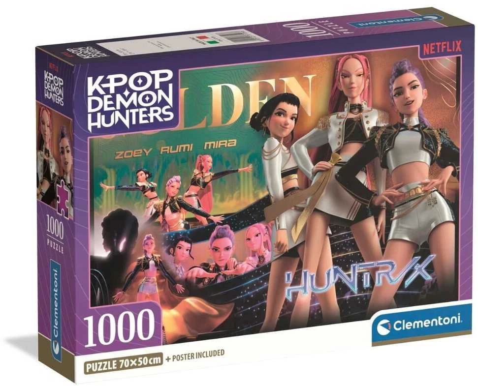 Dėlionė Clementoni CLE puzzle 1000 K-Pop Demon Hunters 37126