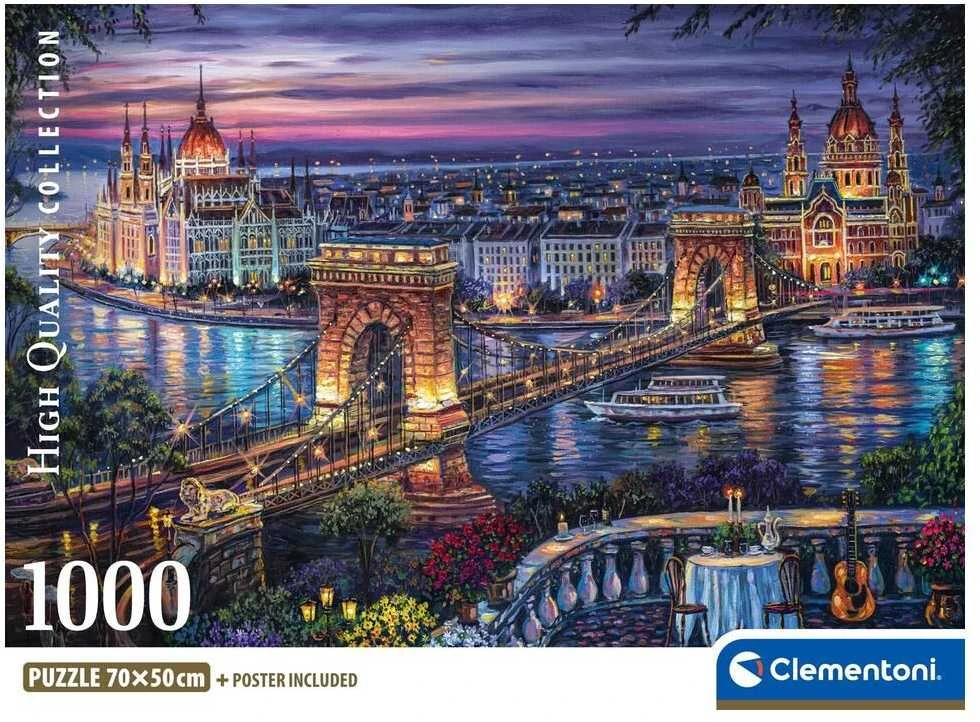 Clementoni Dėlionė 1000 vnt. - Dunojus