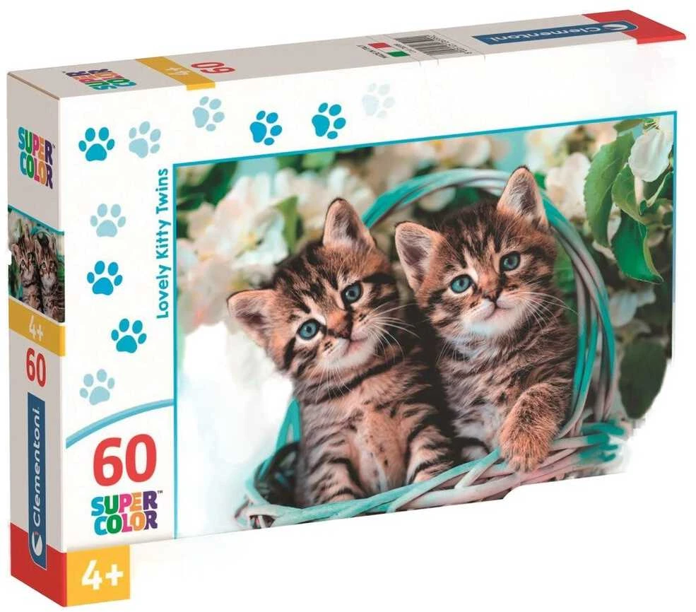 Clementoni Dėlionė 60 vnt. - Mieli kačiukai