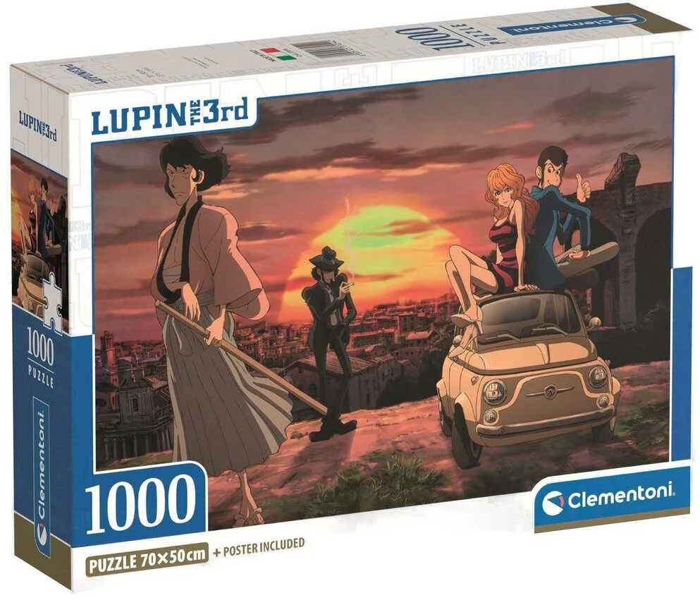 Clementoni Dėlionė 1000 vnt. - Lupin III