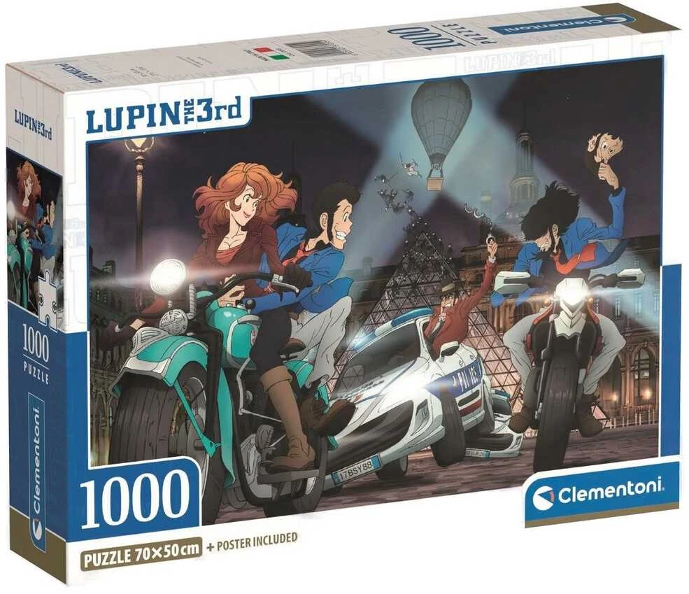 Clementoni Dėlionė 1000 vnt. - Lupin III