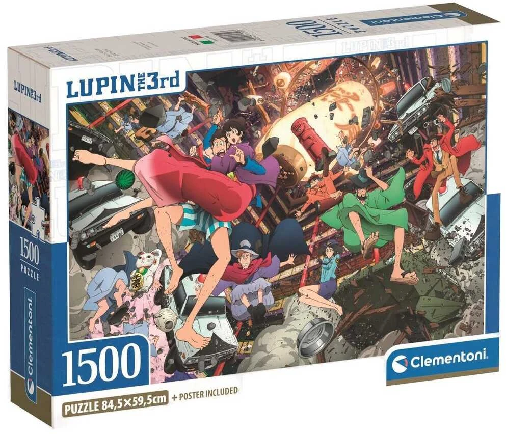 Clementoni Dėlionė 1500 vnt. - Lupin III
