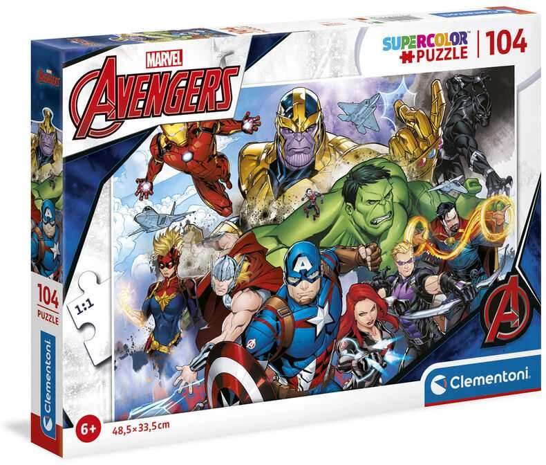 Clementoni Dėlionė 104 vnt. - Keršytojai "Avengers"