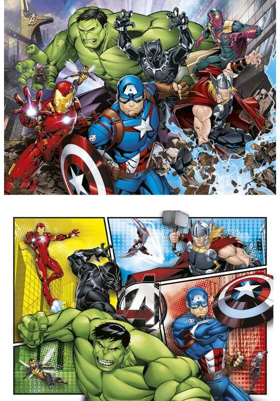 Clementoni Dėlionė 2x60 vnt. - The Avengers (Keršytojai)