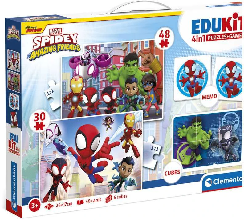Dėlionės komplektas Clementoni Spidey 18295, 24 cm x 17 cm