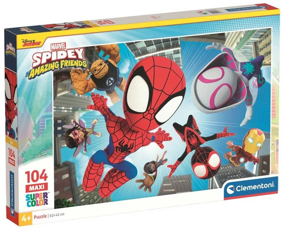 Clementoni Dėlionė 104 vnt. - Spidey ir draugai