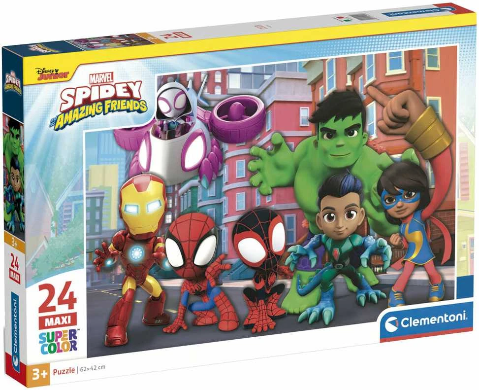 Clementoni Dėlionė 24 vnt. - Spidey ir jo nuostabūs draugai