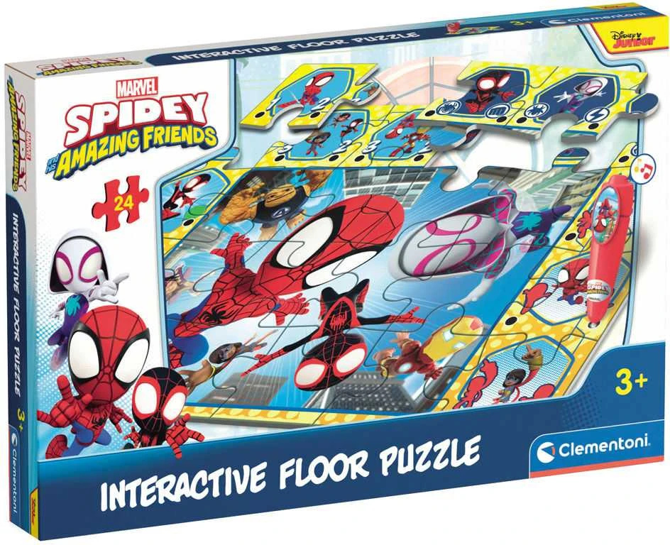 Clementoni Toys interaktyvi grindų dėlionė CLE SPIDEY 16686