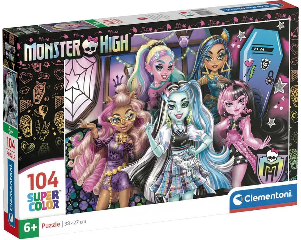 Clementoni Dėlionė 104 vnt. - Monster High