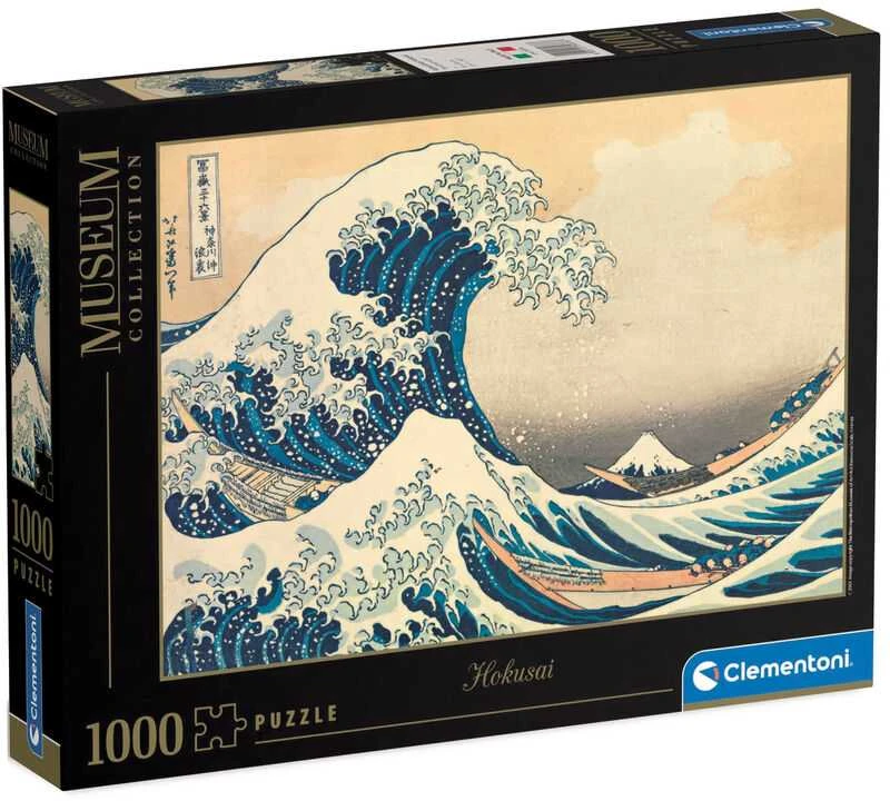 Clementoni Dėlionė 1000 vnt. - Kacušika Hokusajis: Didžioji Kanagavos banga (The Great Wave off Kanagawa)