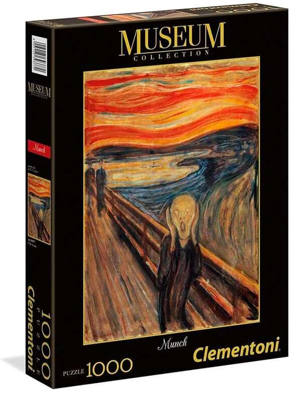 Clementoni Dėlionė 1000 vnt. - Klyksmas (The Scream)