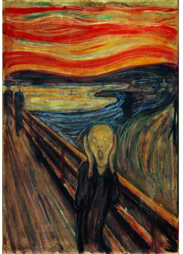 Clementoni Dėlionė 1000 vnt. - Edvard Munch: Klyksmas