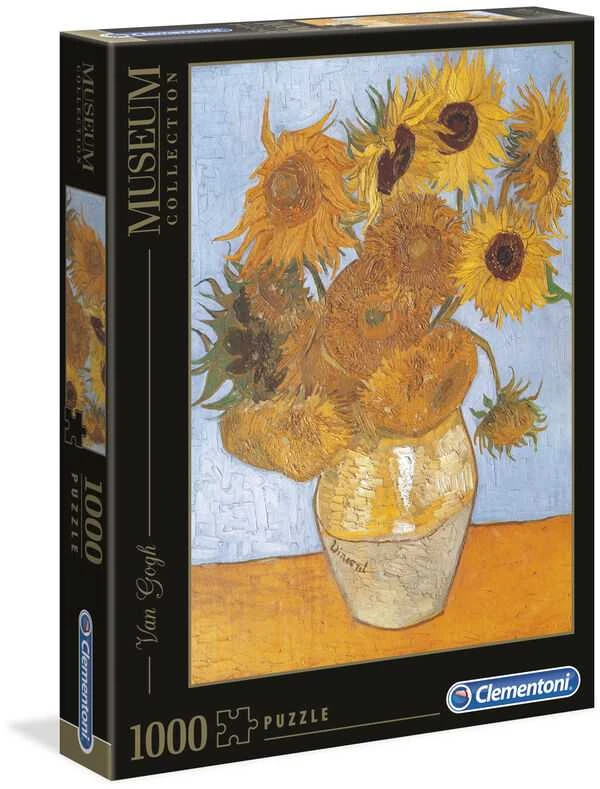 Clementoni Dėlionė 1000 vnt. - Van Gogas: Saulėgrąžos