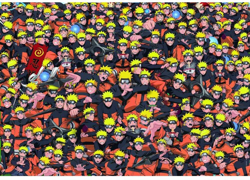 Clementoni Dėlionė 1000 vnt. - Naruto Shippuden