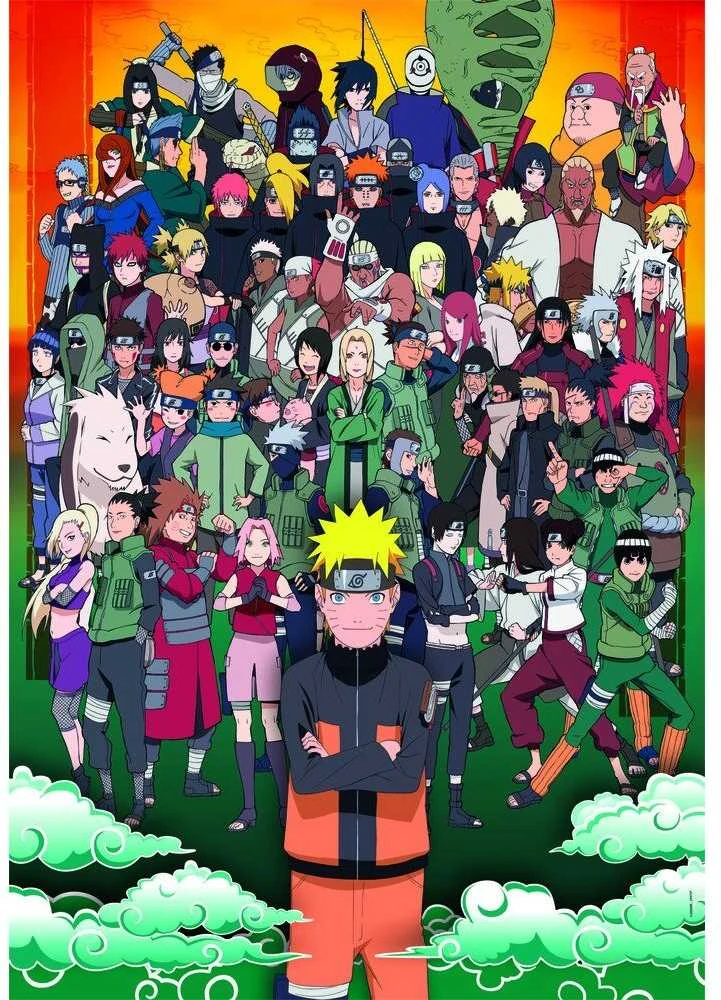 Dėlionė Clementoni Naruto Shippuden puzzle 1500pcs